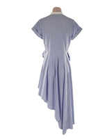 Vestido a rayas high and low
