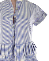 Vestido a rayas high and low