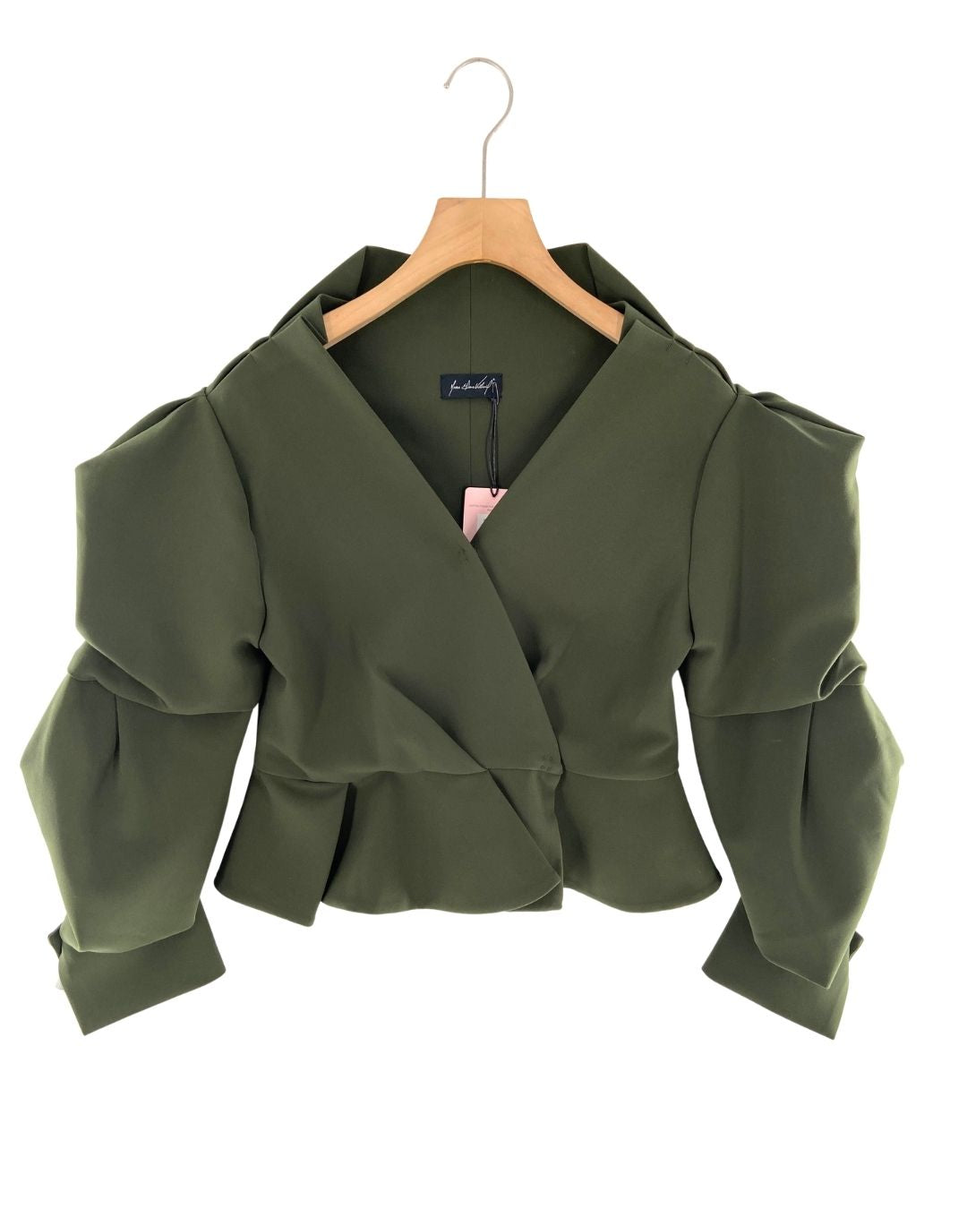 Chaqueta  suit con drapeado