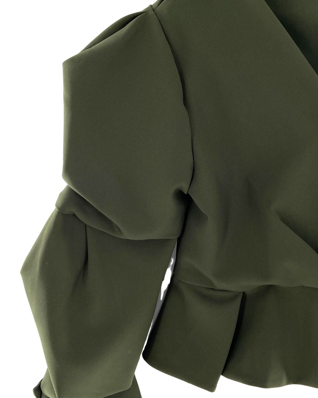 Chaqueta  suit con drapeado
