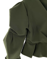 Chaqueta  suit con drapeado