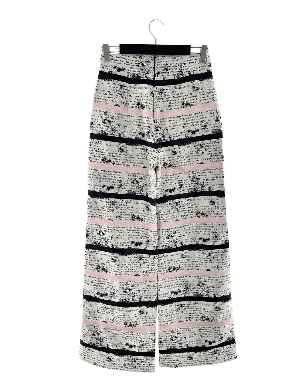 Pantalon wide leg rigido