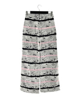 Pantalon wide leg rigido
