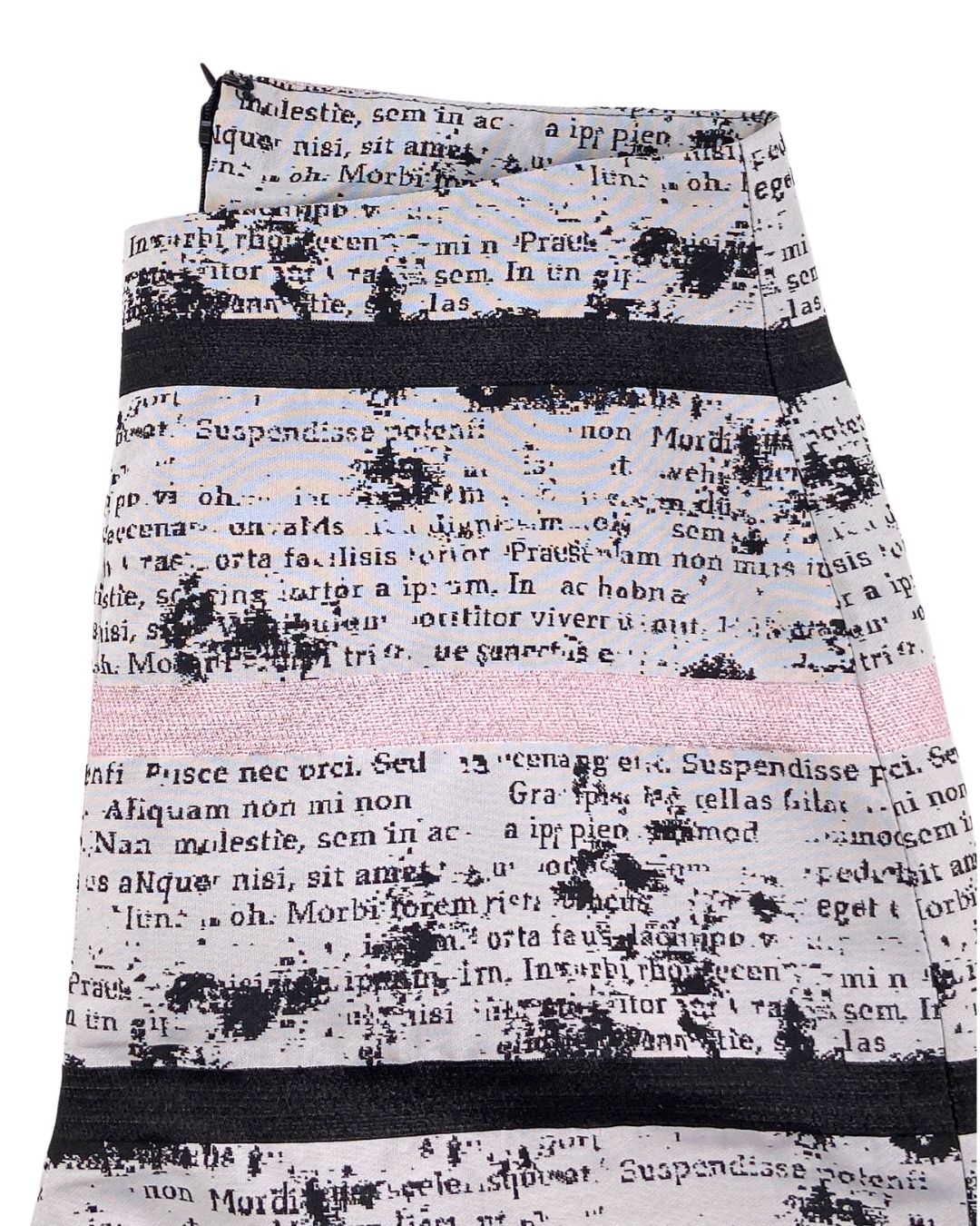 Pantalon wide leg rigido