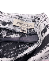 Pantalon wide leg rigido