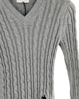 Jersey tejido  diseño ochos