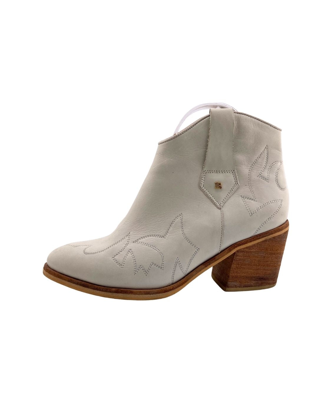 Botines texanos tacon medio