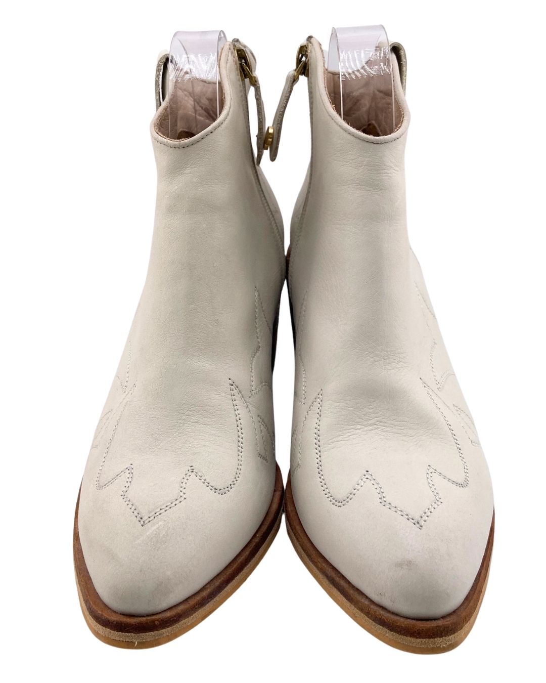 Botines texanos tacon medio