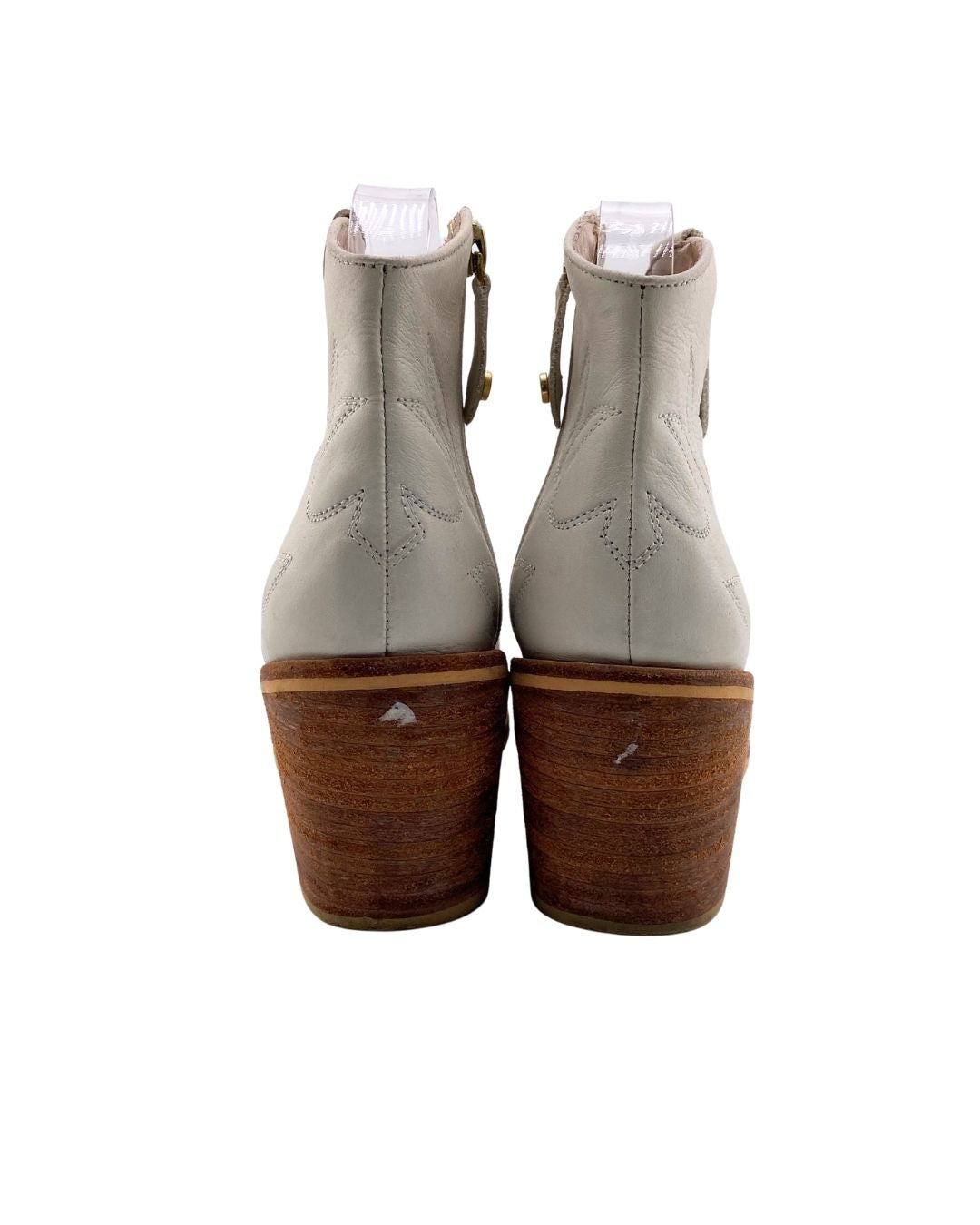 Botines texanos tacon medio
