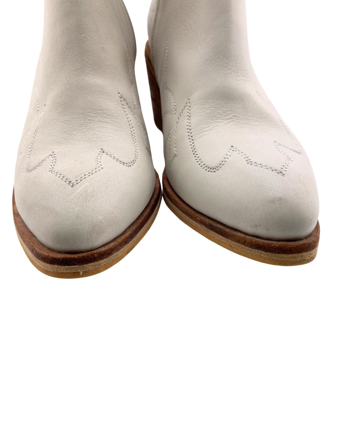 Botines texanos tacon medio