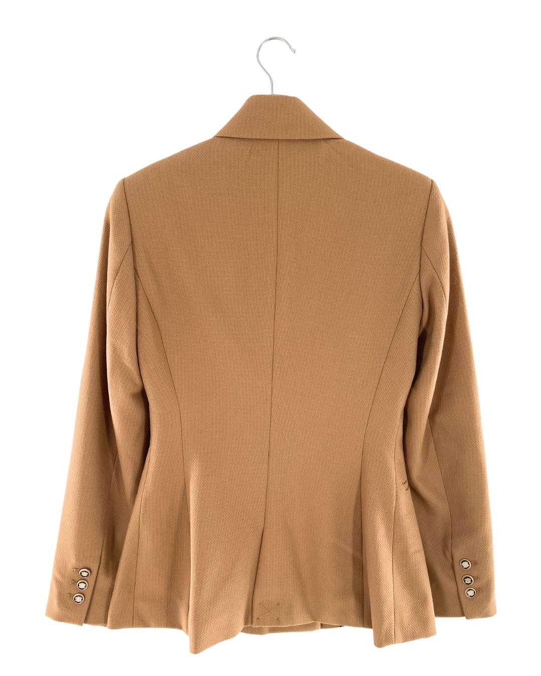 Blazer con textura botones