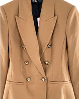 Blazer con textura botones