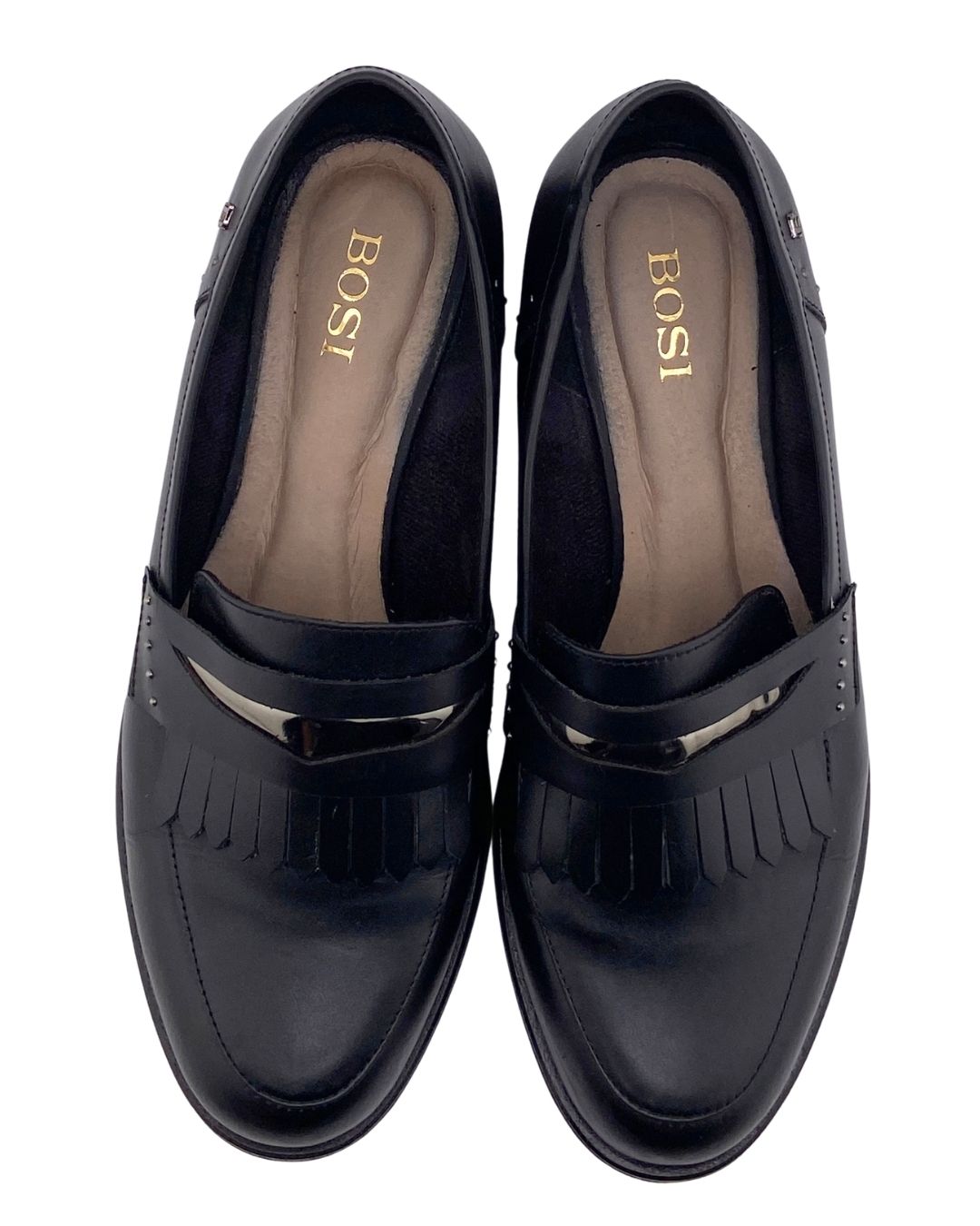 Mocasines en cuero Rhina