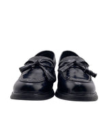 Mocasines en cuero con taches