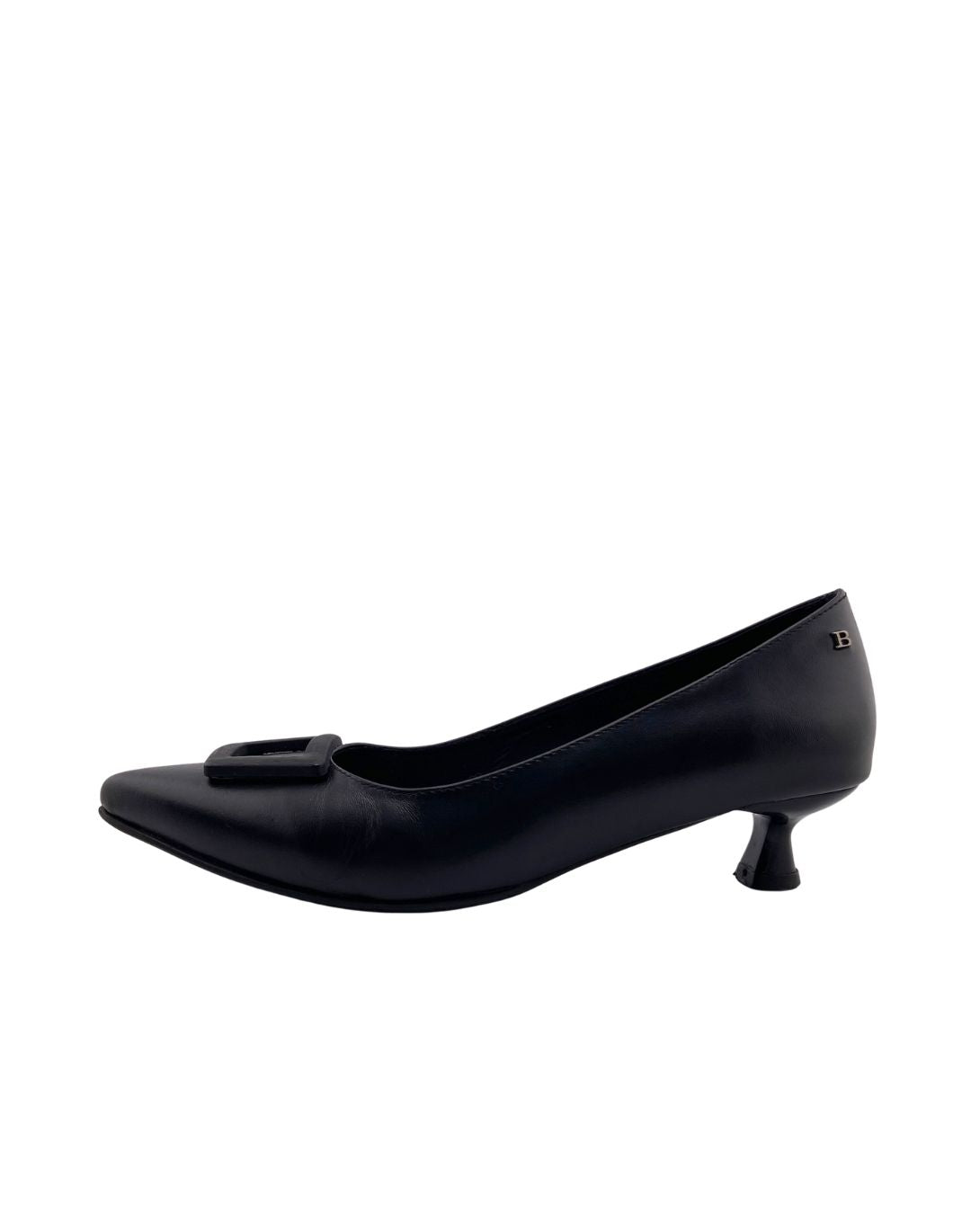 Stilettos con hebilla cuadrada