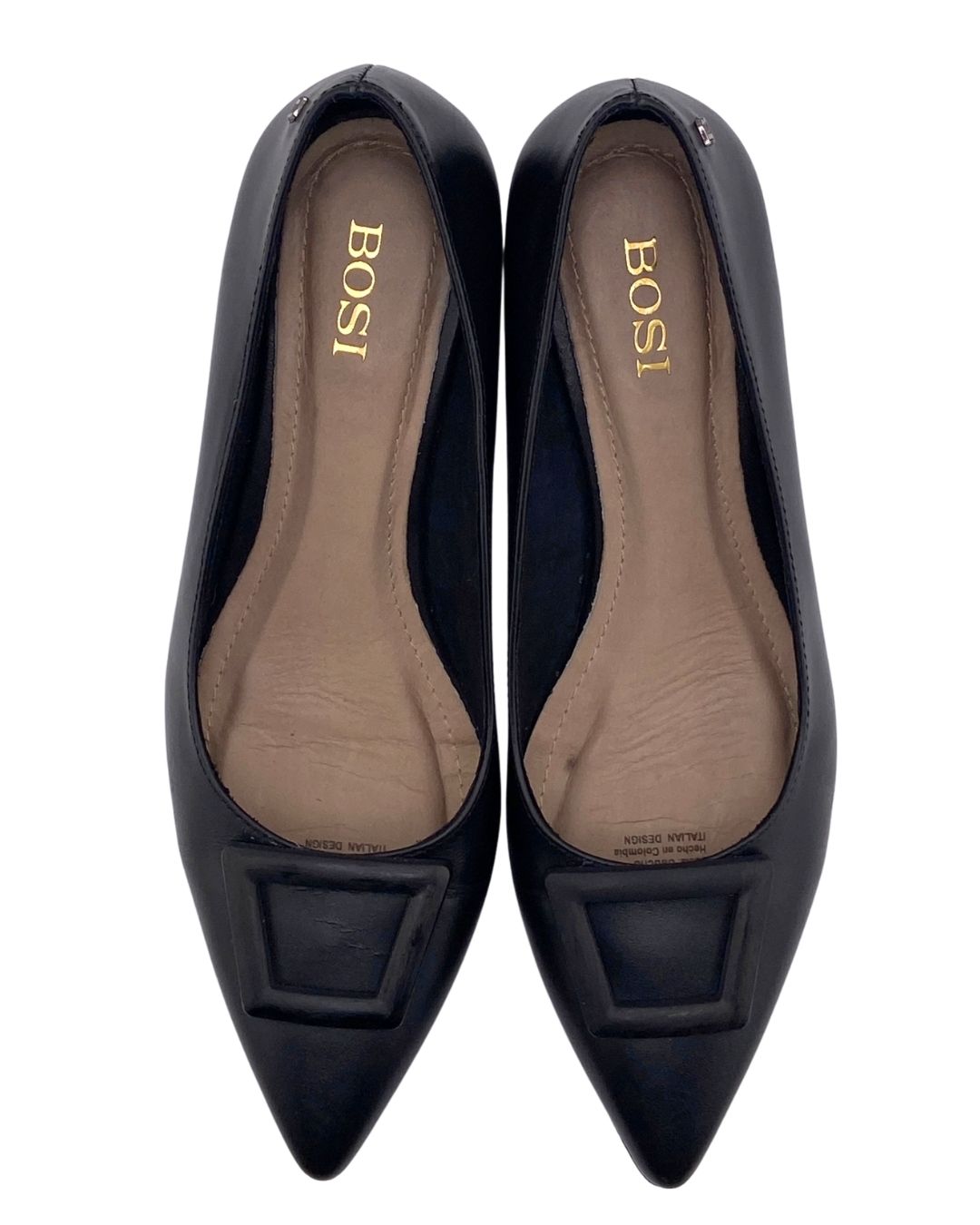 Stilettos con hebilla cuadrada