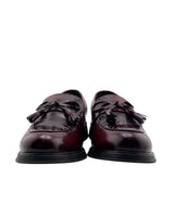 Mocasines en cuero con taches