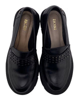 Loafers en cuero con taches