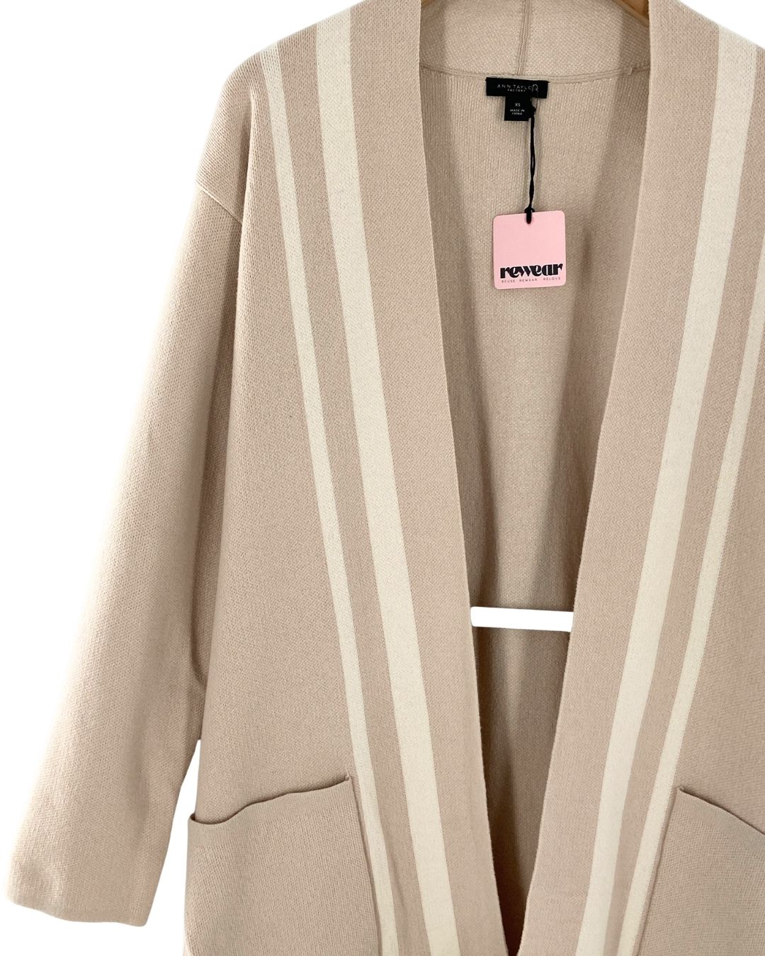 Cardigan tejido abierto