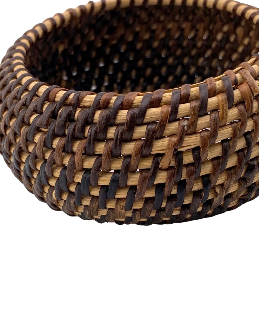 Pulsera en fibra color block