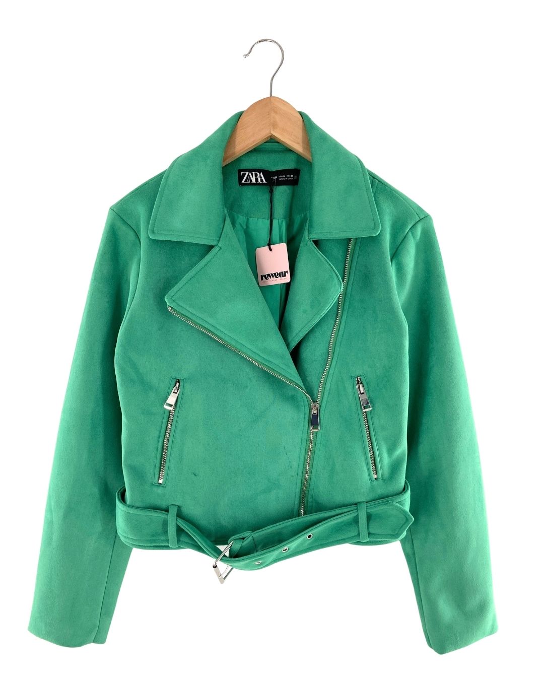 Chaqueta en antelina