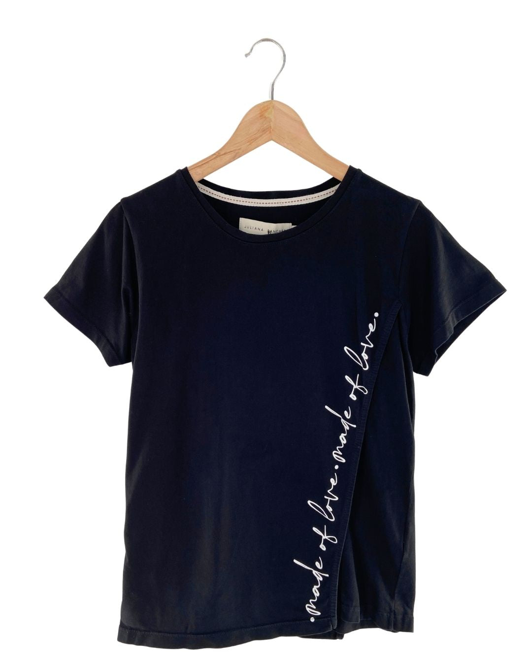 Camiseta manga corta letras