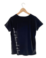 Camiseta manga corta letras