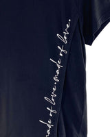 Camiseta manga corta letras