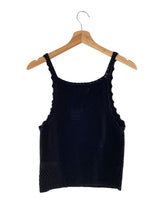 Blusa tejida de tiras