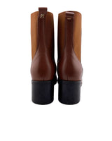 Botas caña media en cuero
