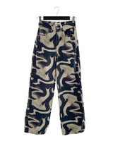Jean rigido wide leg diseño