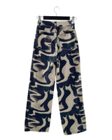 Jean rigido wide leg diseño