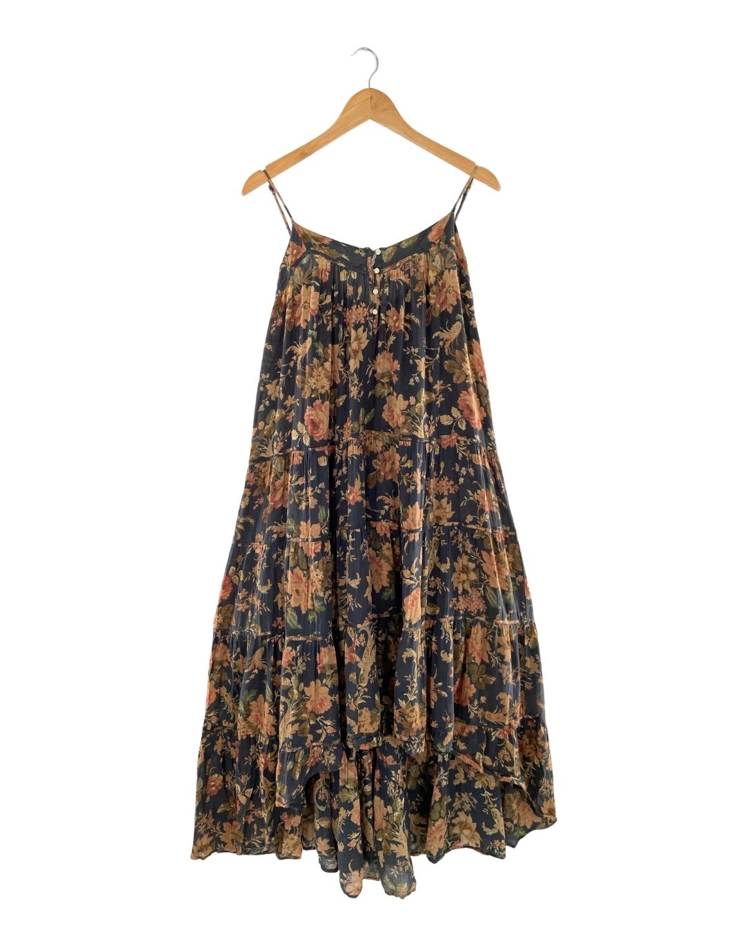Vestido amplio de tiras