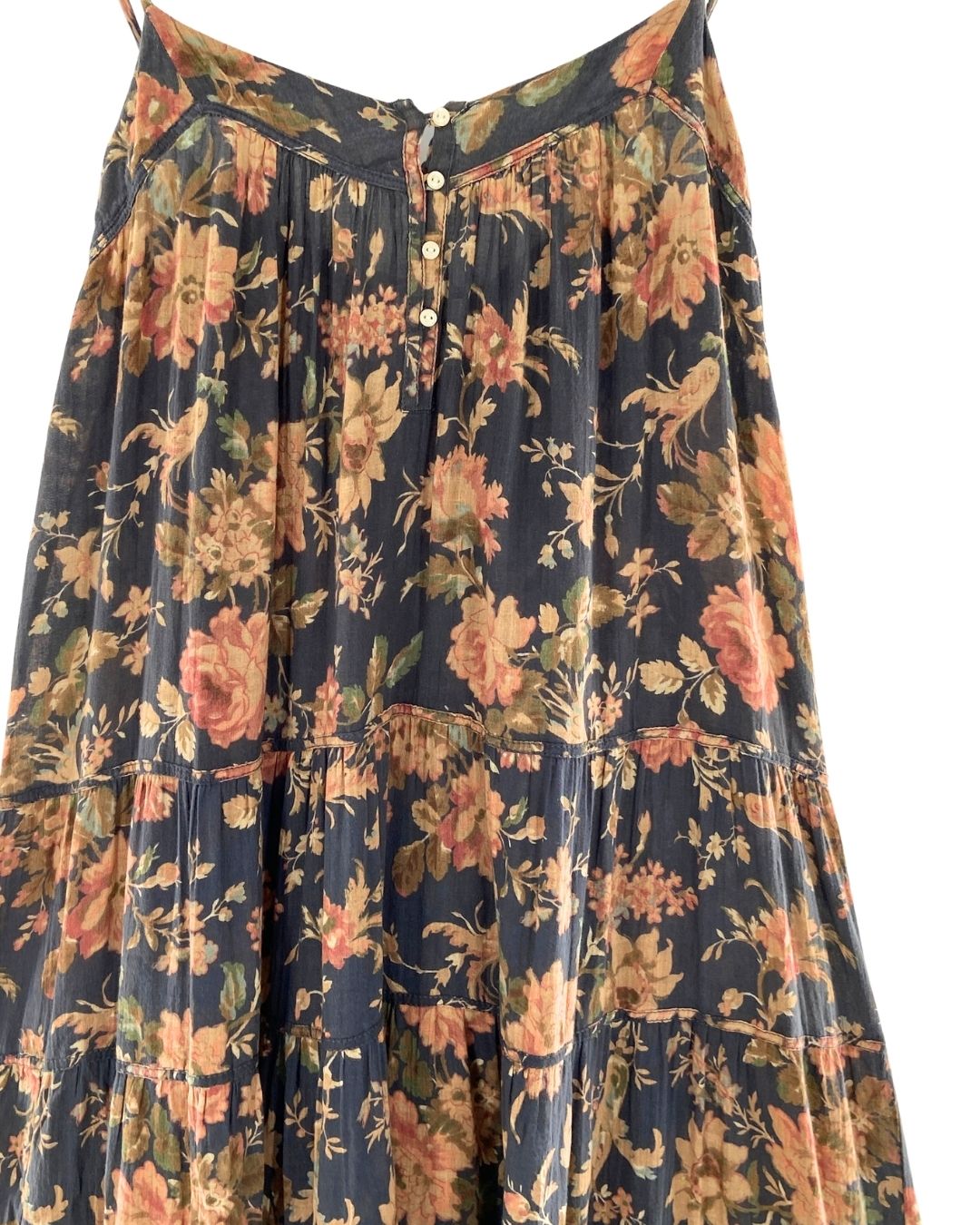 Vestido amplio de tiras