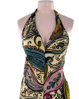 Maxi vestido anudado al cuello