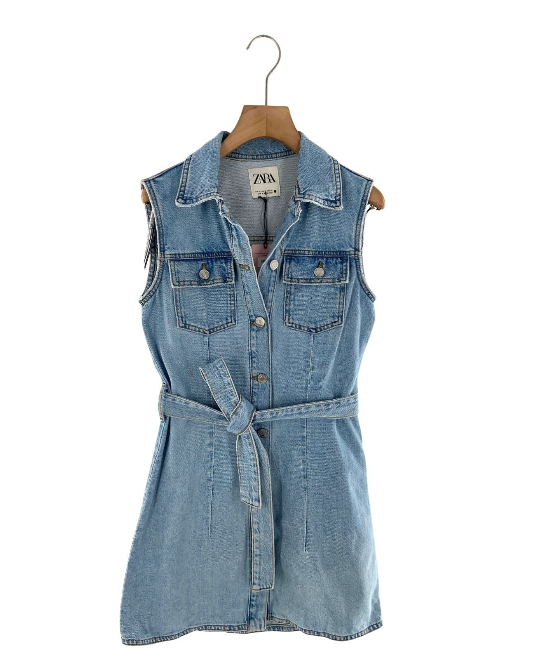 Vestido mini abotonado