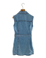 Vestido mini abotonado