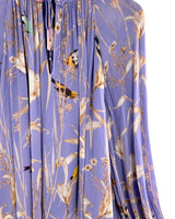 Blusa manga larga en viscosa p