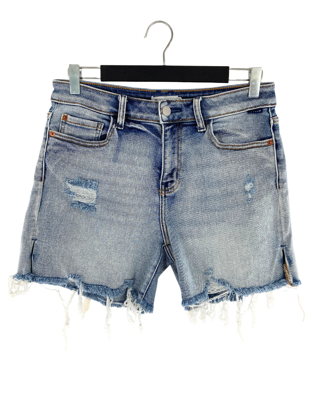 Short mini en denim stretch