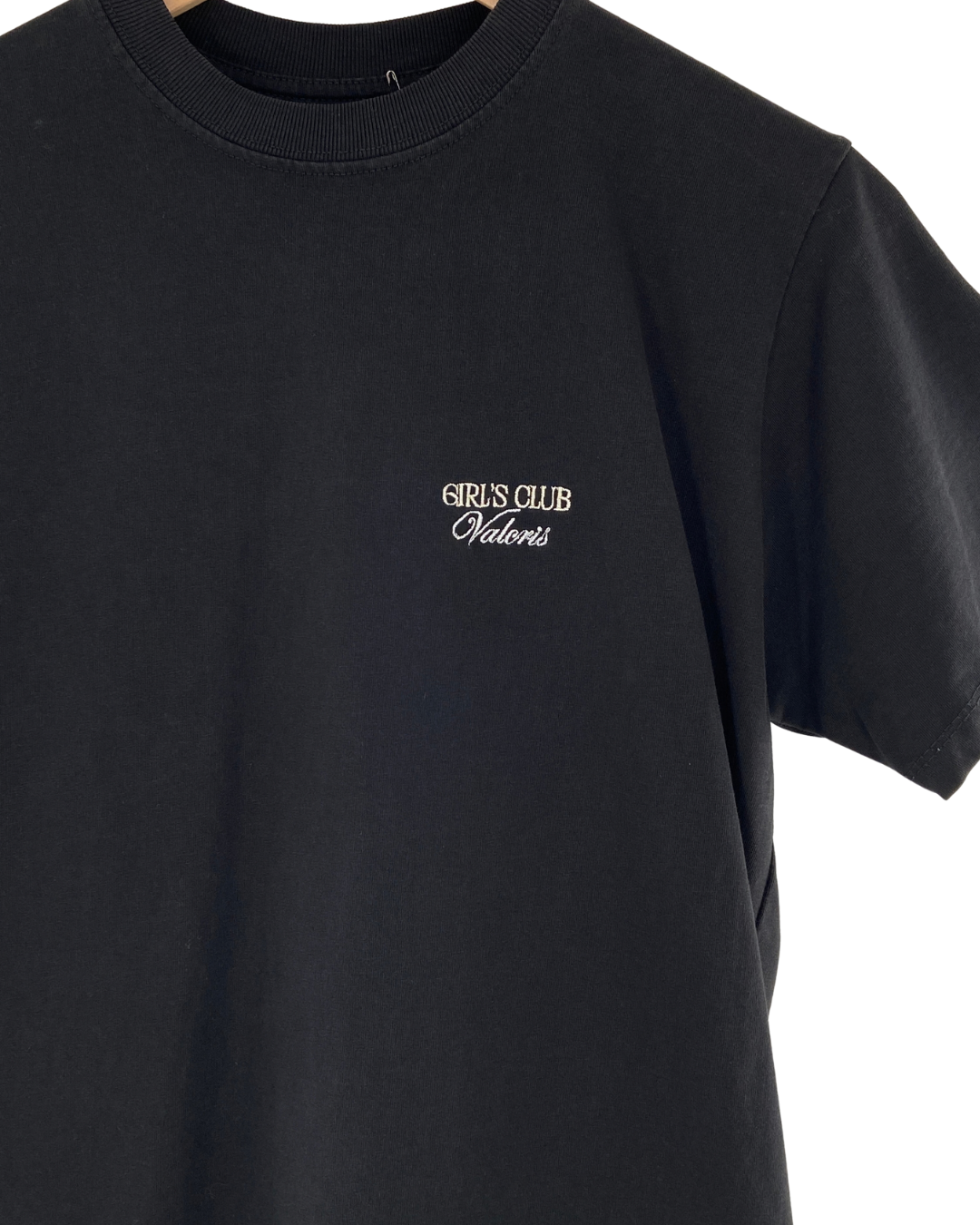 Camiseta manga corta bordada