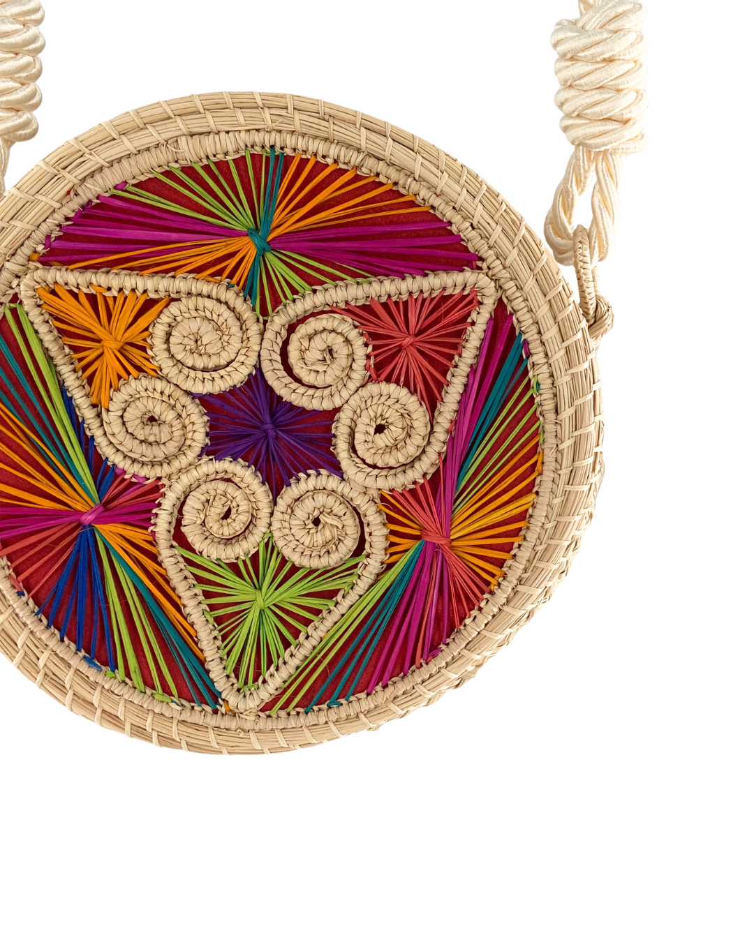 Bolso redondo artesanal