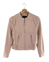 Chaqueta biker efecto piel