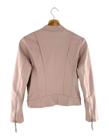 Chaqueta biker efecto piel