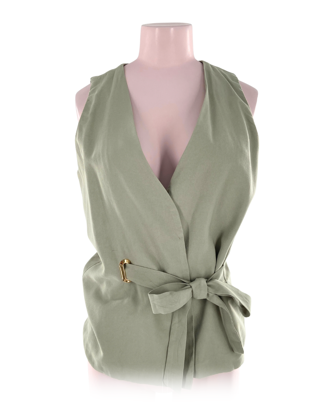 Chaleco suit con anudado