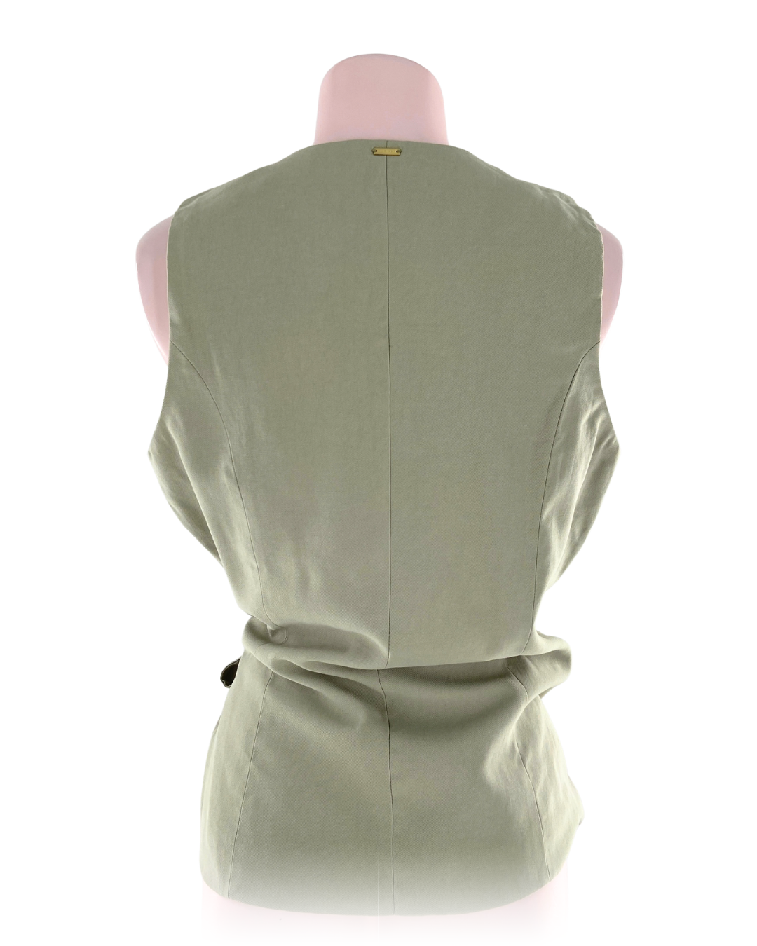 Chaleco suit con anudado