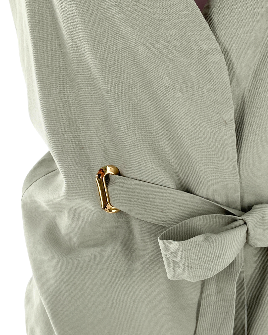 Chaleco suit con anudado