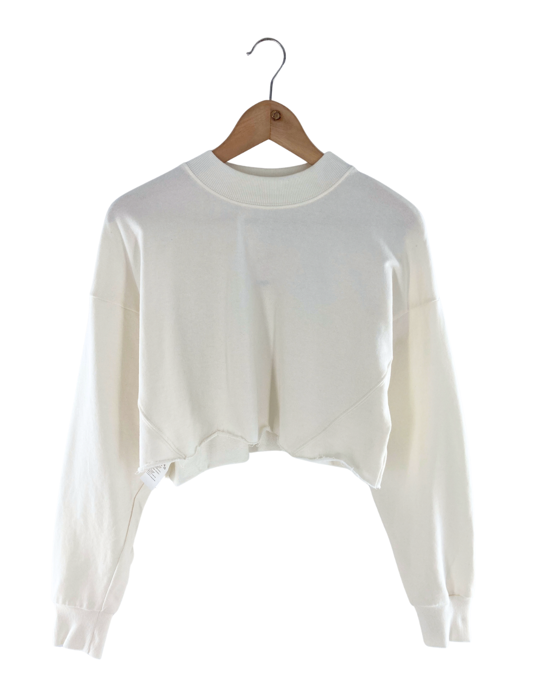 Saco crop manga larga