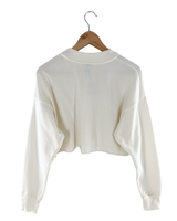 Saco crop manga larga