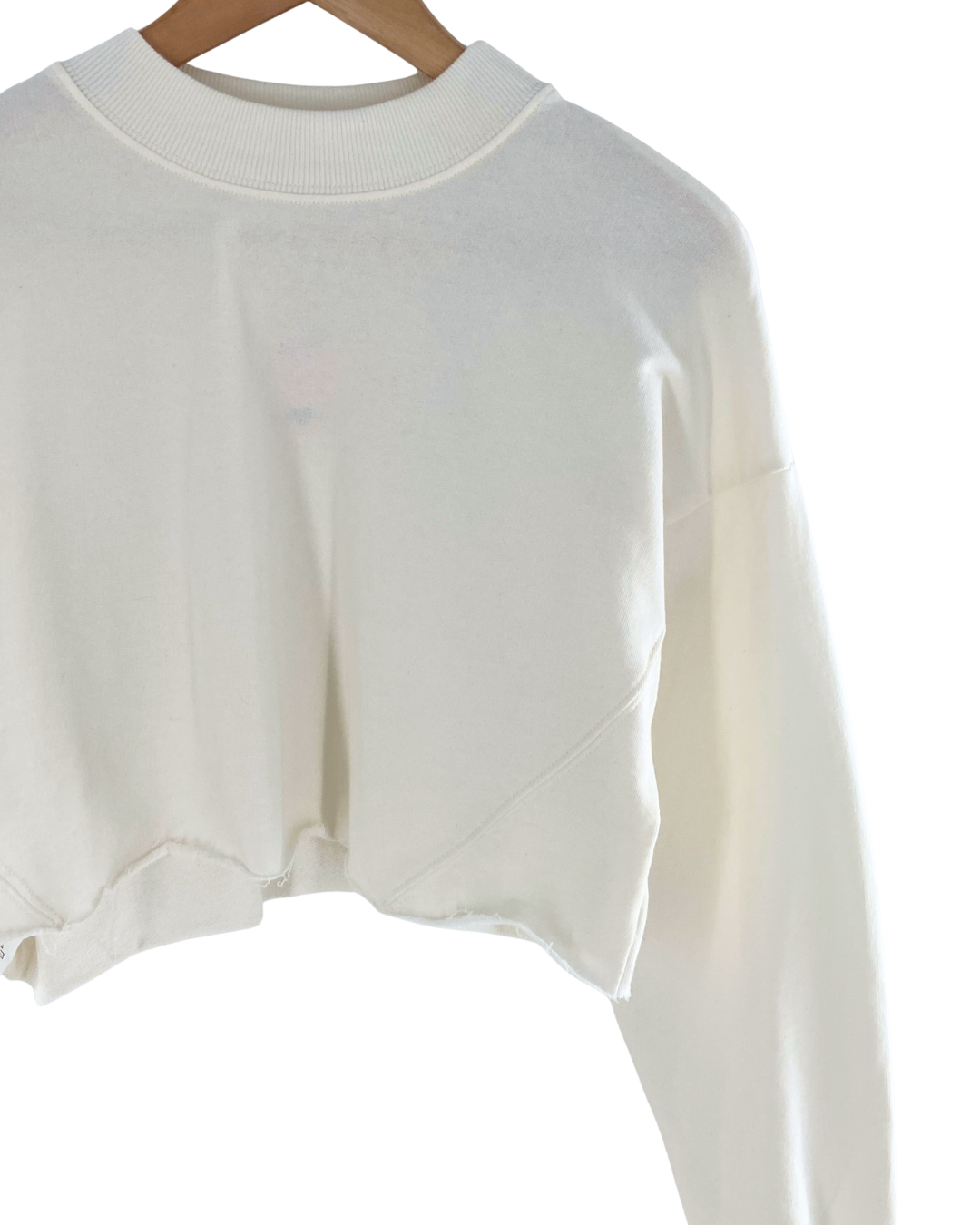 Saco crop manga larga