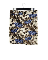 Falda midi print floral